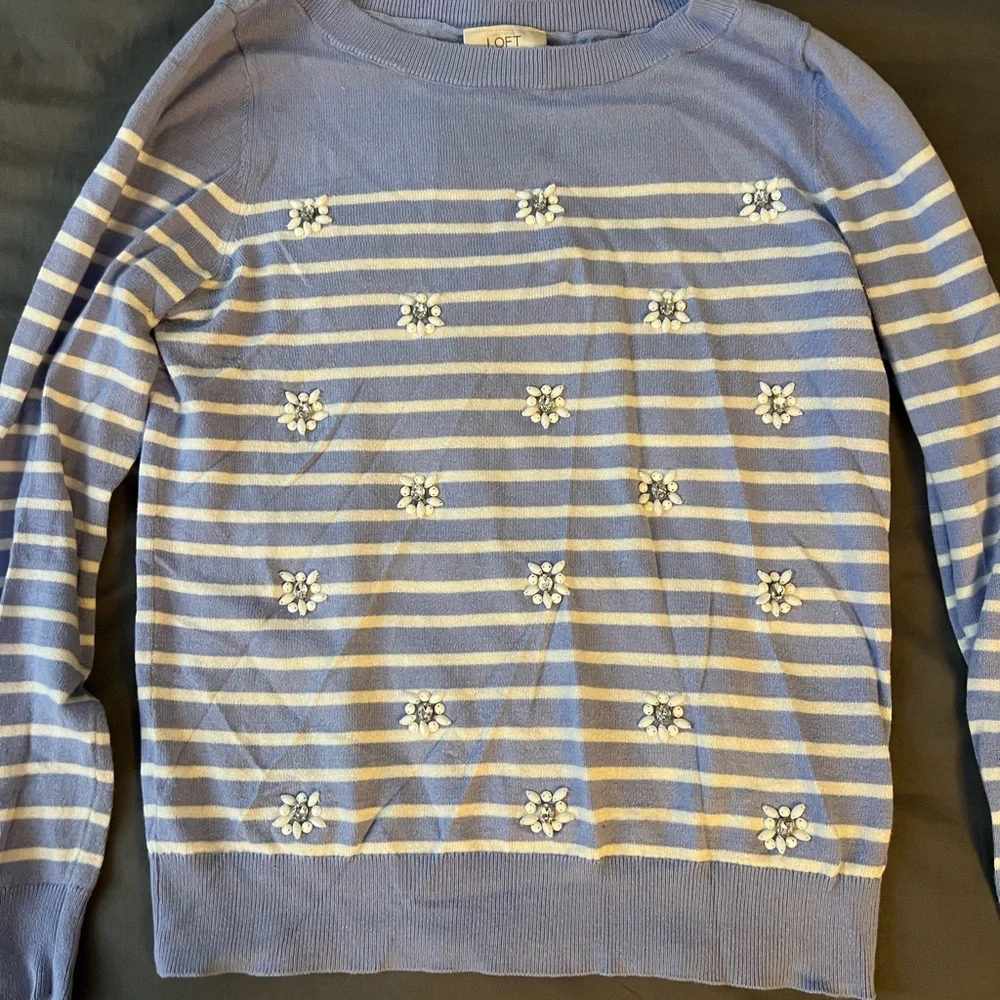 LOFT Embellished Sweater - Picture 2 of 10